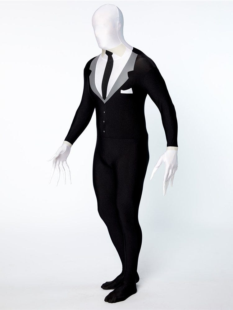 Slender Man Party Suit - Child Costume