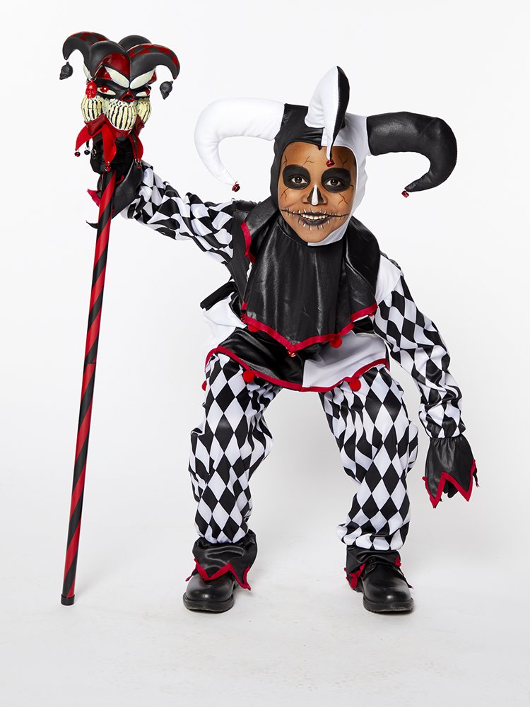 Sinister Jester Clown - Child and Teen Costume – product image 2