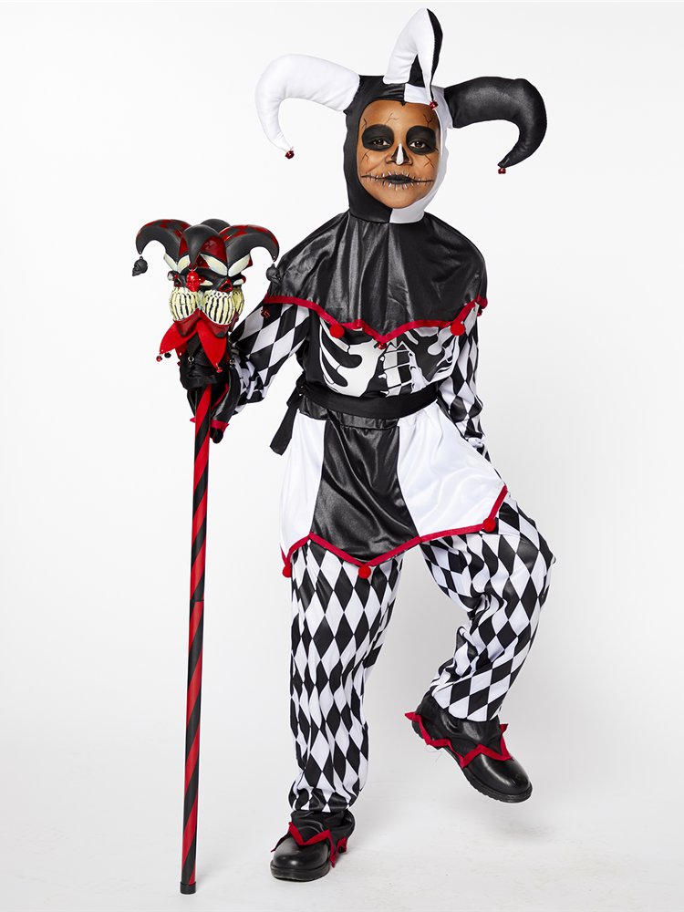 Sinister Jester Clown - Child and Teen Costume – product image 3
