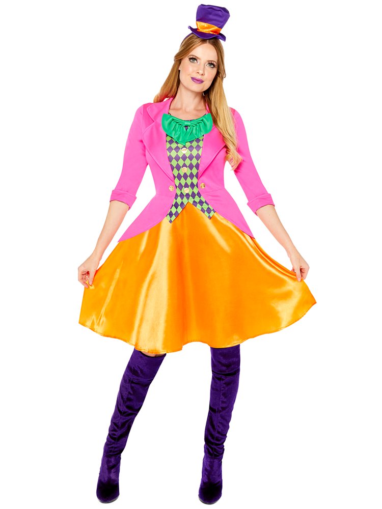Miss Mad Hatter - Adult Costume – product image 3
