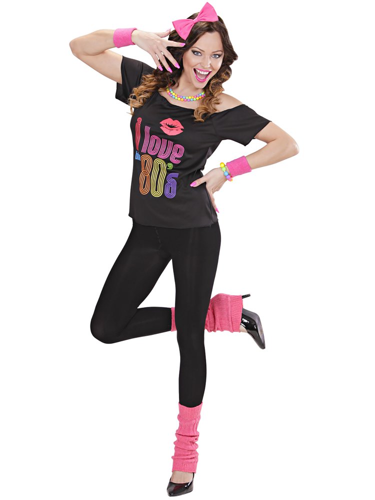 I Love 80s T Shirt - Adult Costume – product image 3