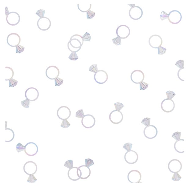 Bride Squad Diamond Ring Table Confetti (14g pack) – product image 1