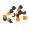 Orange & Black Tissue Paper Confetti (10g pack)