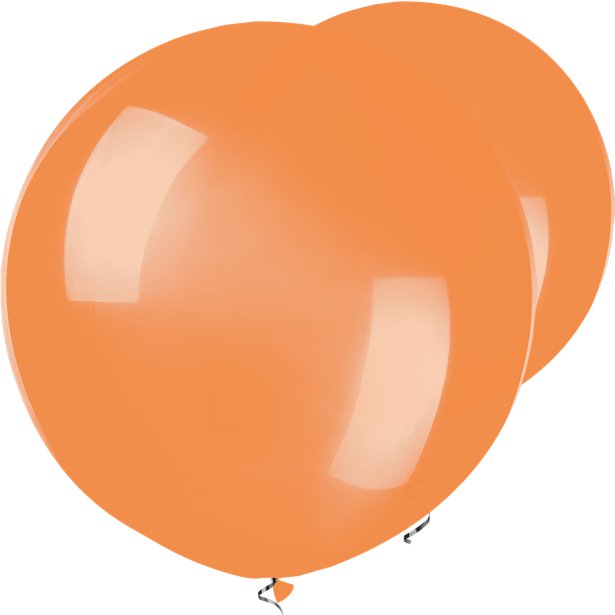 Orange Balloons - 17" Latex (50pk)