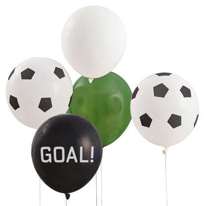 Football Latex Balloon Bundle (5pk)