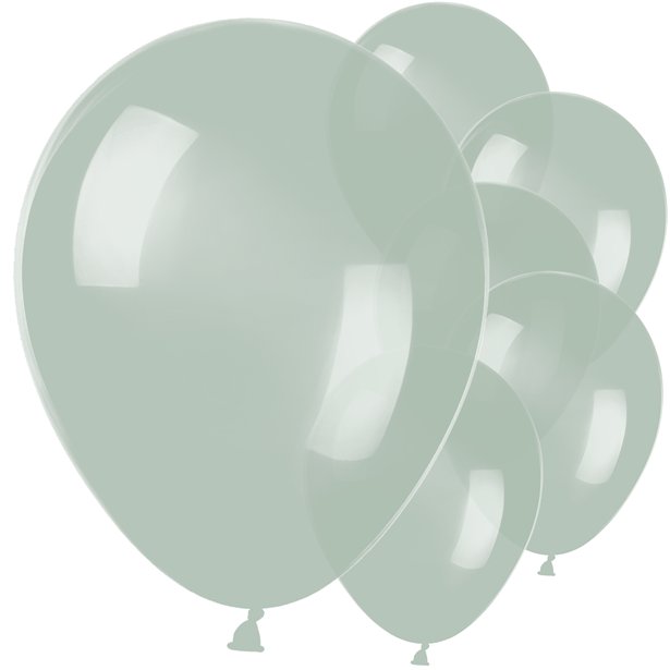 Pastel Dusk Laurel Green Balloons - 12" Latex (50pk) – product image 1