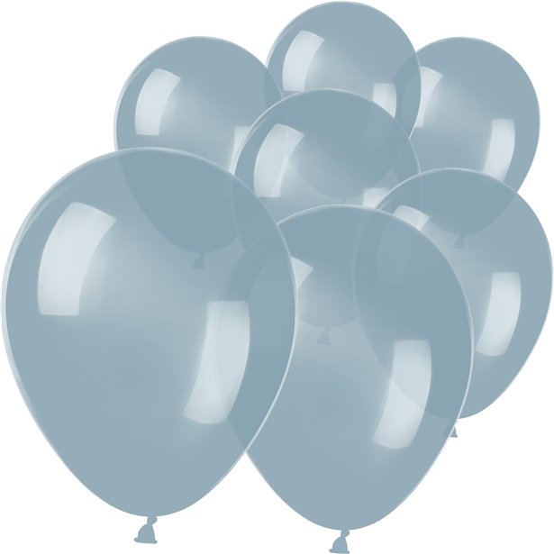Pastel Dusk Blue Balloons - 5" Latex (100pk) – product image 1