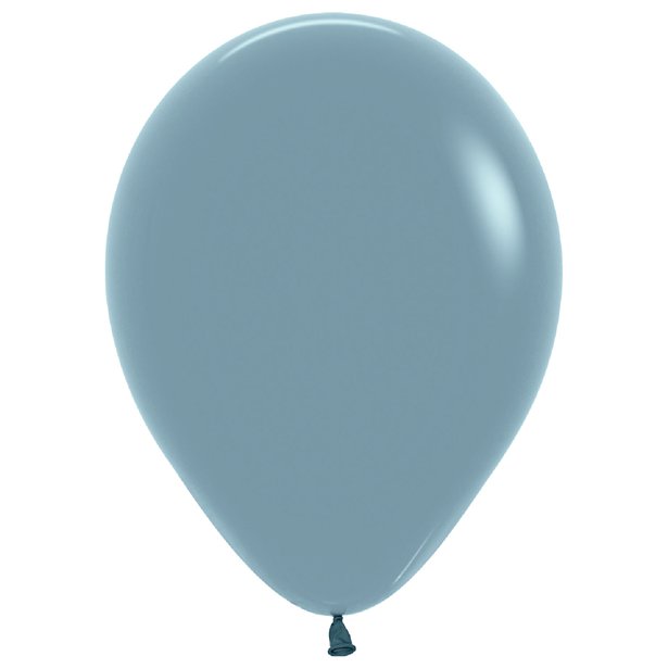 Pastel Dusk Blue Balloons - 5" Latex (100pk) – product image 2