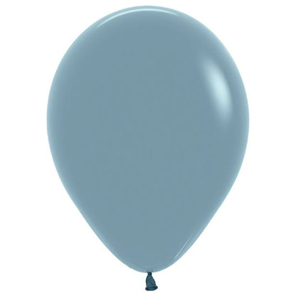 Pastel Dusk Blue Balloons - 5" Latex (100pk)