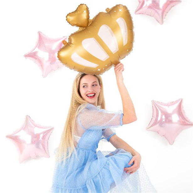 Gold Crown Balloon - 20" Foil – product image 2