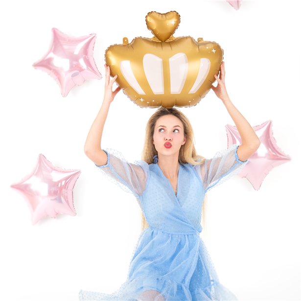 Gold Crown Balloon - 20" Foil – product image 4