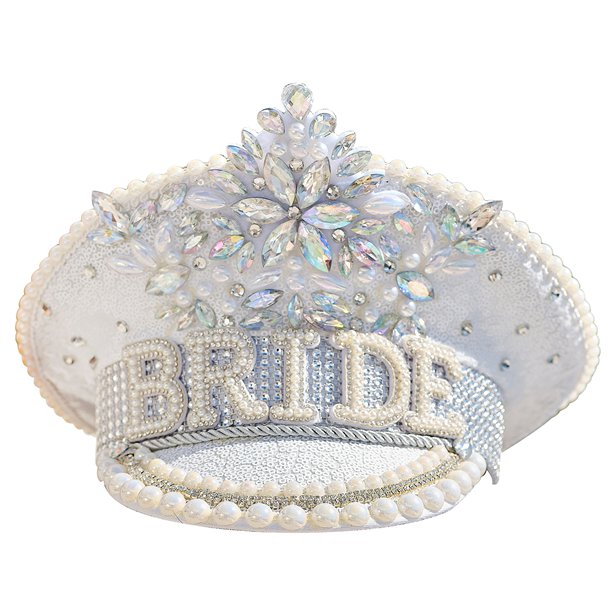 Embellished 'Bride' Hat