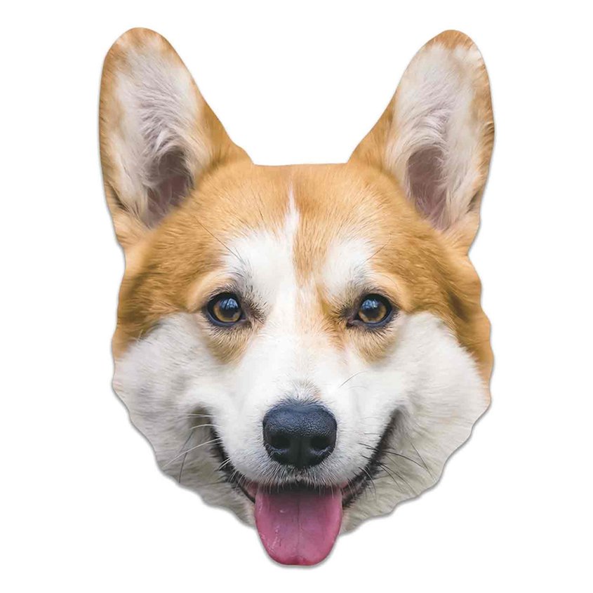 Corgi Card Mask