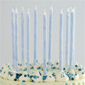 Mix It Up Blue Marble Tall Candles (12pk) – product image 1