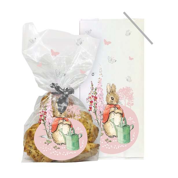 Flopsy Bunny Cello Treat Bags with Twist Ties (20pk)