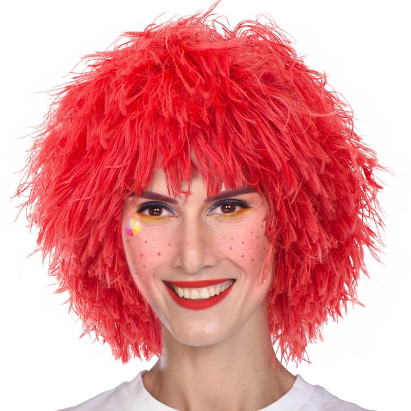 Red Clown Wig
