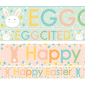 Happy Easter Eggcited Paper Banners - 1m (3pk) – product image 1