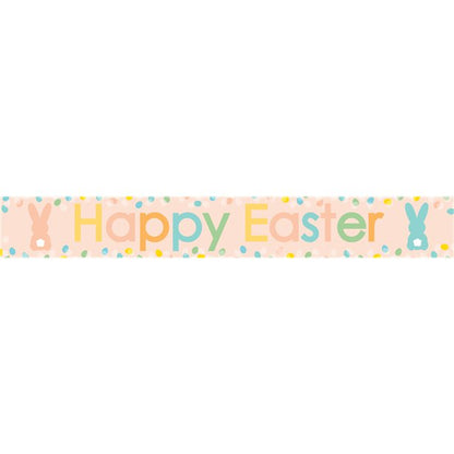 Happy Easter Eggcited Paper Banners - 1m (3pk)