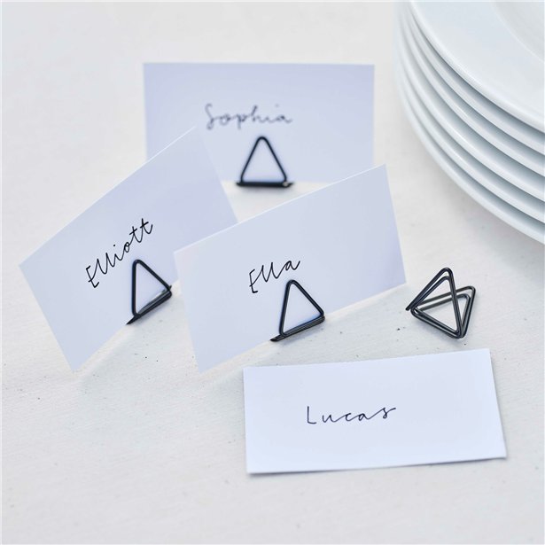 Contemporary Wedding Place Card Holders (6pk) – product image 1