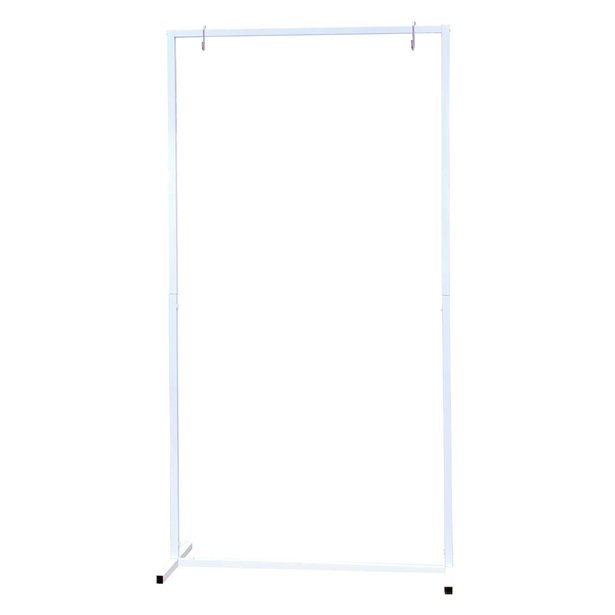 Contemporary Wedding White Metal A Frame Sign Stand