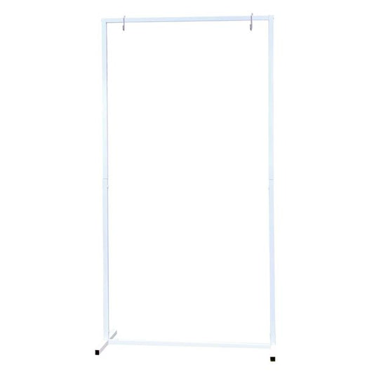 Contemporary Wedding White Metal A Frame Sign Stand