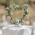 Secret Garden Artificial Rosemary Heart Cake Topper – product image 1