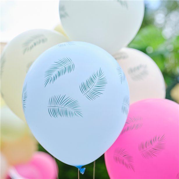 Tiki Tropics Assorted Balloons - 12" Latex (5pk) – product image 2