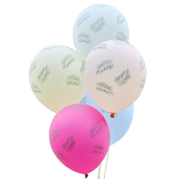 Tiki Tropics Assorted Balloons - 12" Latex (5pk) – product image 3