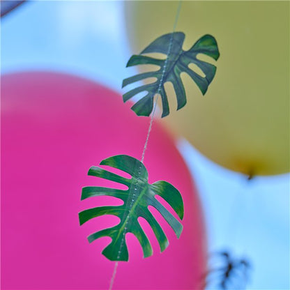 Tiki Tropics Palm Leaves Balloons Tails (5pk)