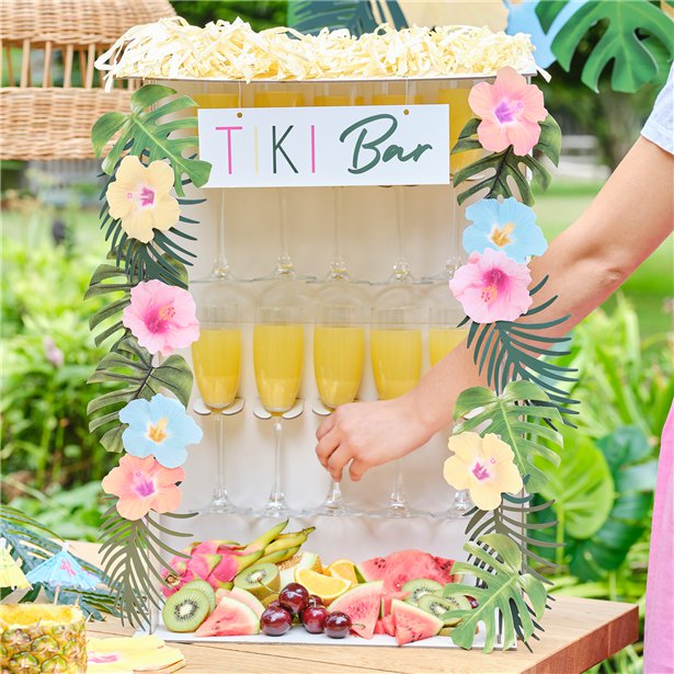 Tiki Tropics Drinks Stand with Grazing Board
