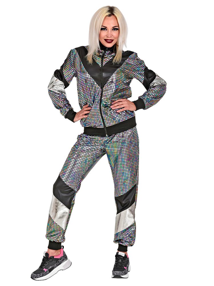 80s Disco Ball Shell Suit - Adult Costume