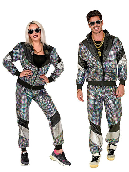 80s Disco Ball Shell Suit - Adult Costume