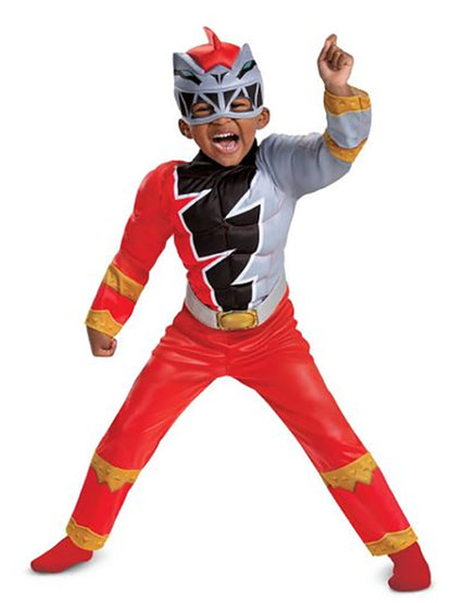 Red Power Ranger Dino Fury - Child Costume
