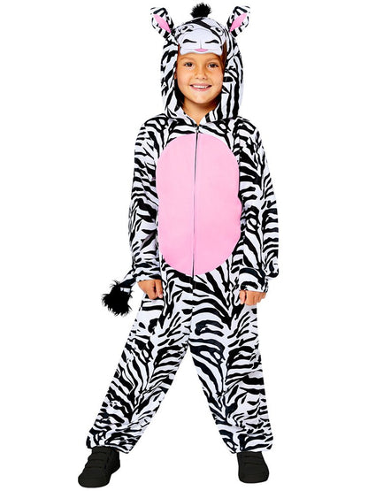 Zebra Onesie - Child Costume