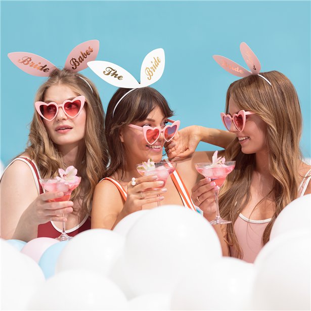 Bride Squad Bunny Ears Card Headbands – product image 3