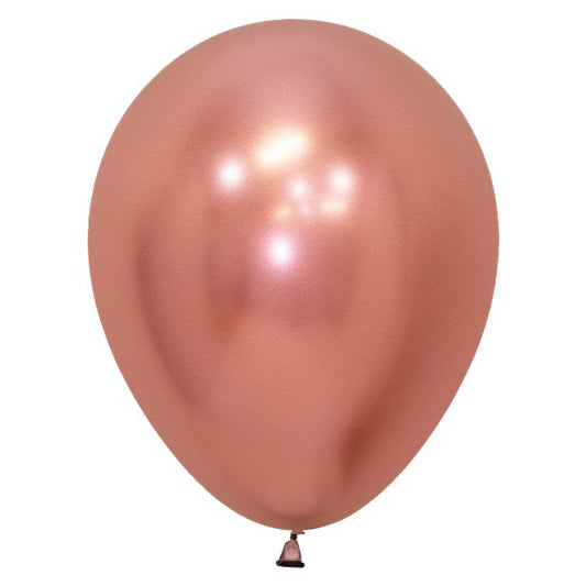 Reflex Rose Gold Balloons - 18" Latex (15pk)