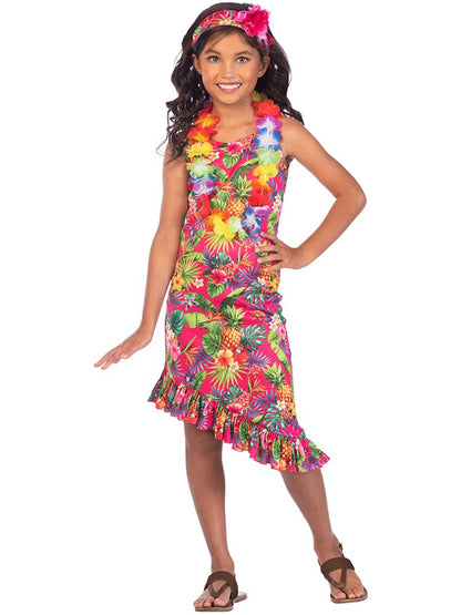 Floral Hawaiian Dress - Child Costume