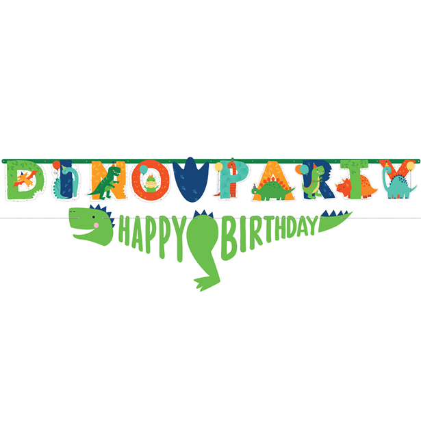Dino-Mite Letter Banner - 2.3m