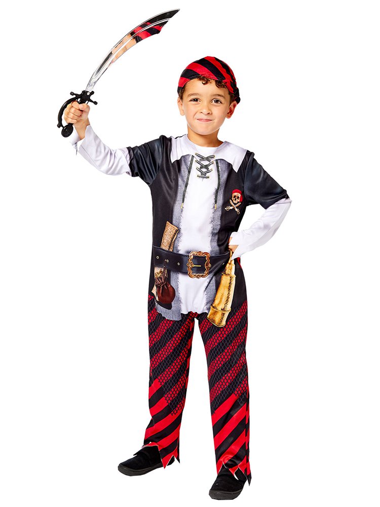 Recycled Pirate Boy - Child Costume