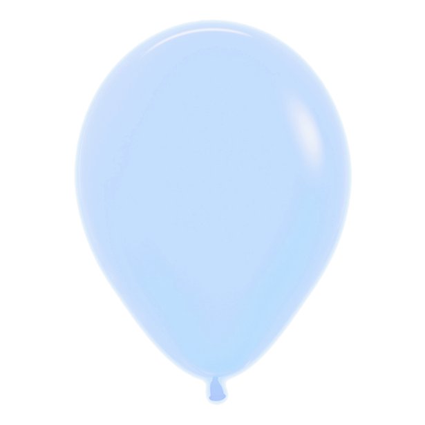 Pastel Matte Blue Balloons - 12" Latex (50pk) – product image 2