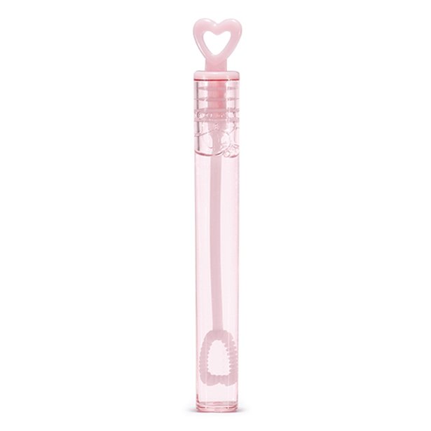 Pink Heart Tube Bubbles (48pk) – product image 1