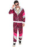 80's Pink Tiger Shell Suit - Adult Costume – product image 1