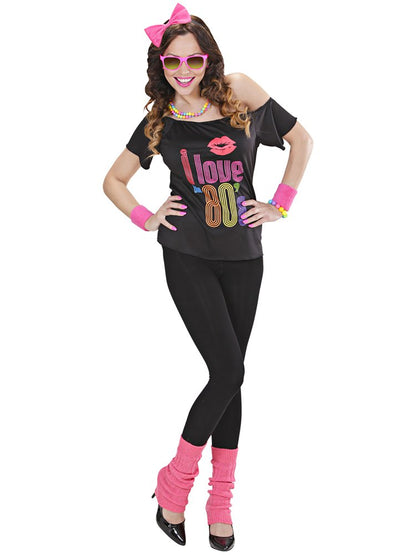 I Love 80s T Shirt - Adult Costume