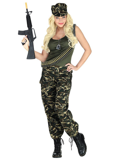 Army Girl - Adult Costume