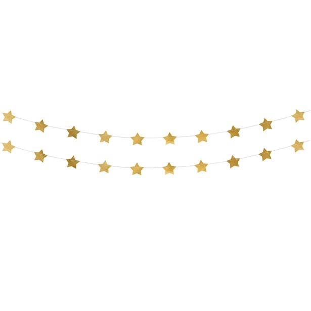Gold Star Foil Garland - 3.6m – product image 1