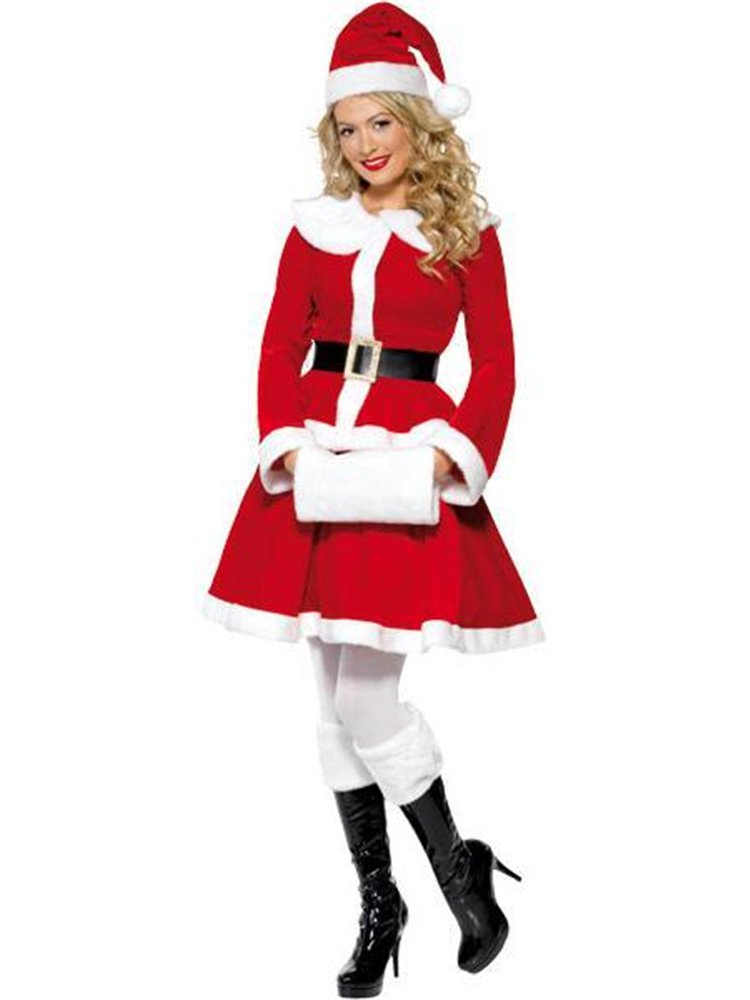 Deluxe Miss Santa - Adult Costume