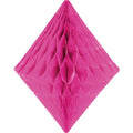 Hot Pink Honeycomb Diamond Decoration - 30cm – product image 1