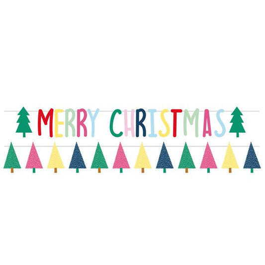 Festive Friends Letter Banner