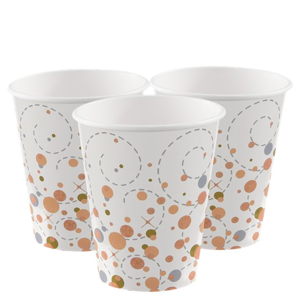 Sparkling Fizz Paper Cups - 266ml (8pk)