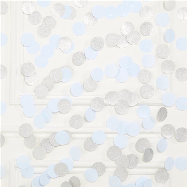 White Glitter Hanging String Decorations - 2.1m (6pk) – product image 1